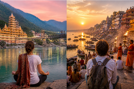 Rishikesh vs Varanasi voyage Inde